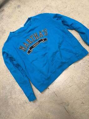 Vintage Dimco Apparel Martha's Vineyard Blue Crewneck Sweatshirt XXL